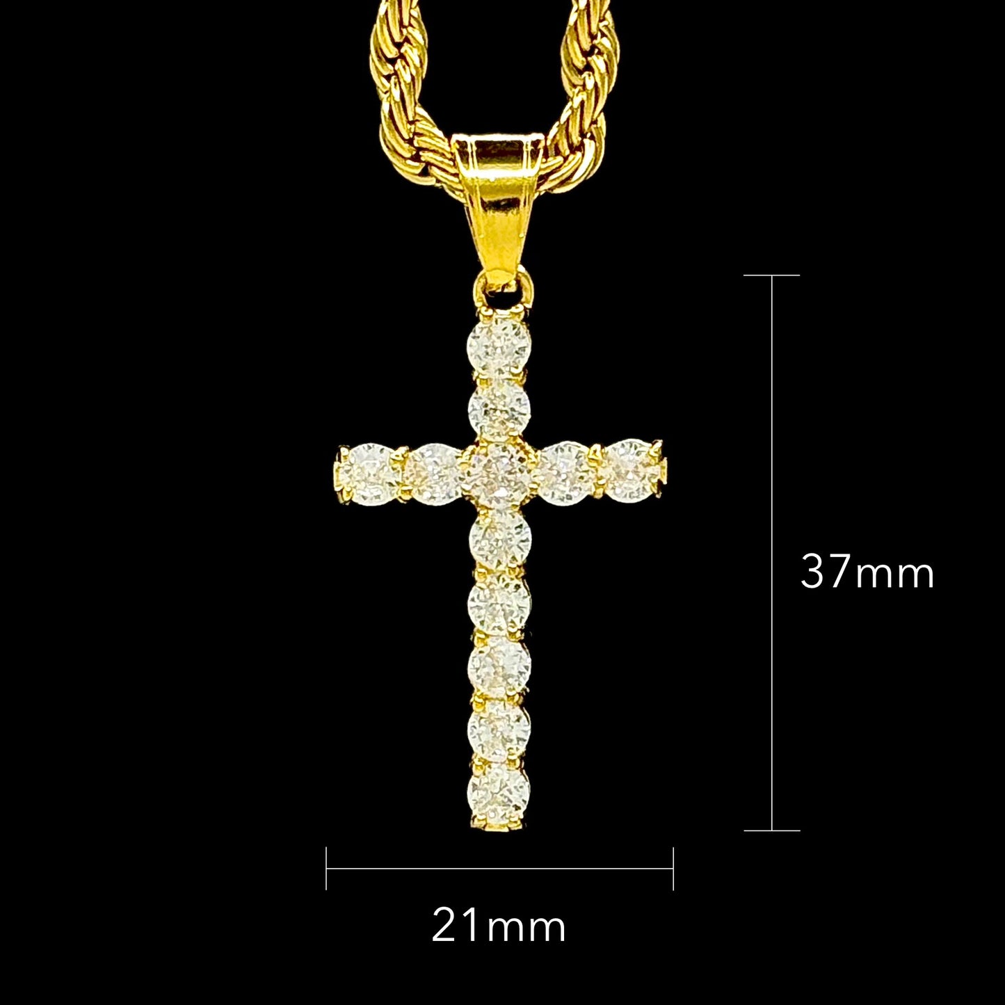 Icy Cross Pendant