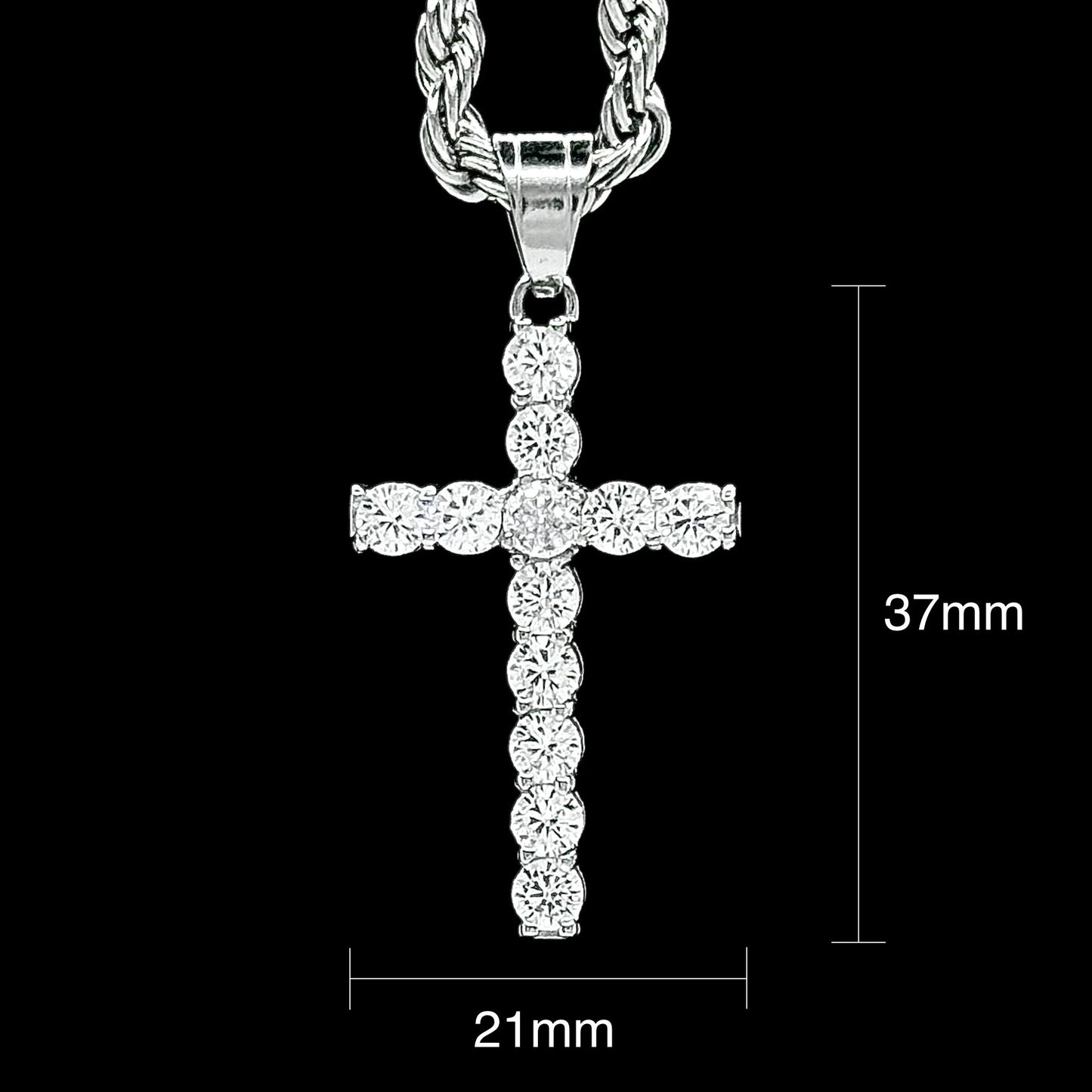 Icy Cross Pendant