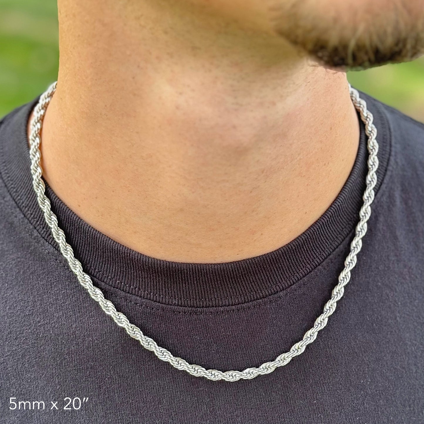 Rope Chain - Stainless Steel