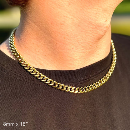 Cuban Link Chain - Gold