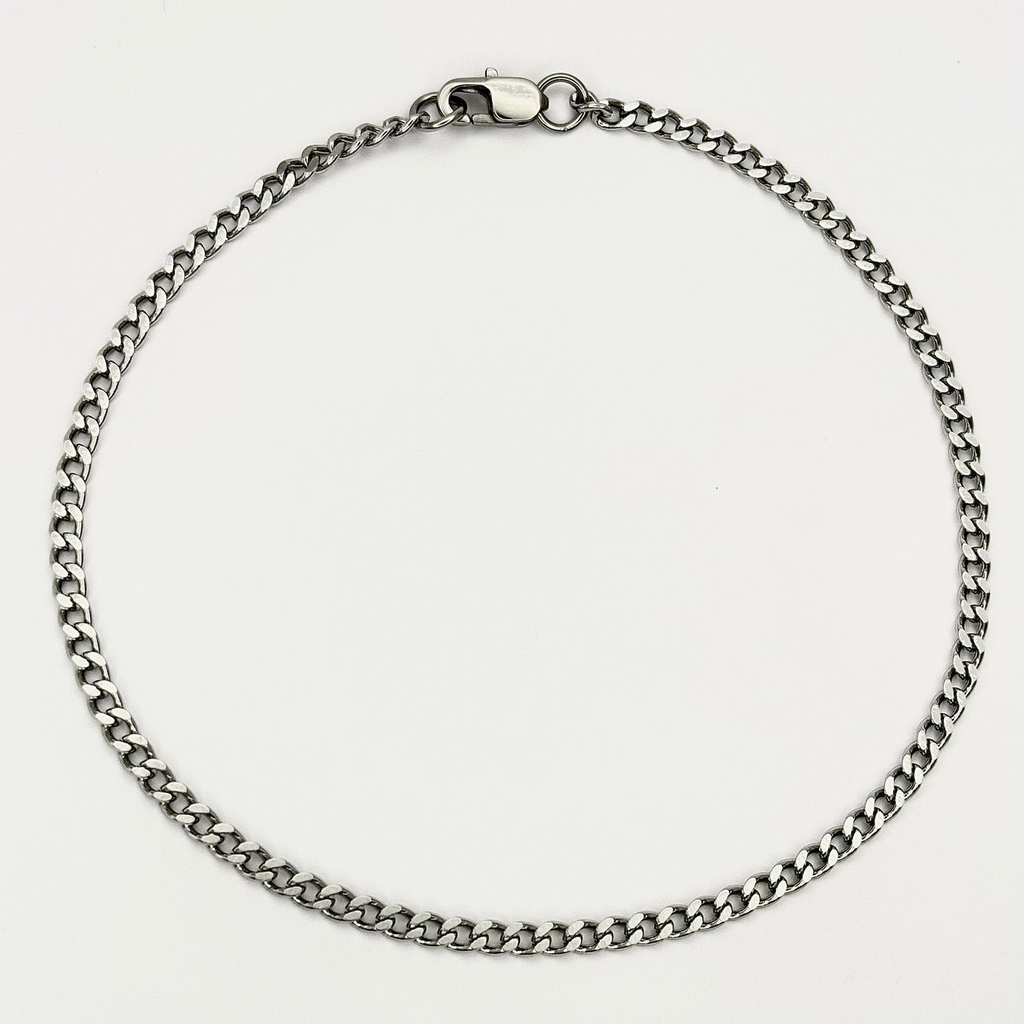 Cuban Link Chain Anklet - Stainless Steel