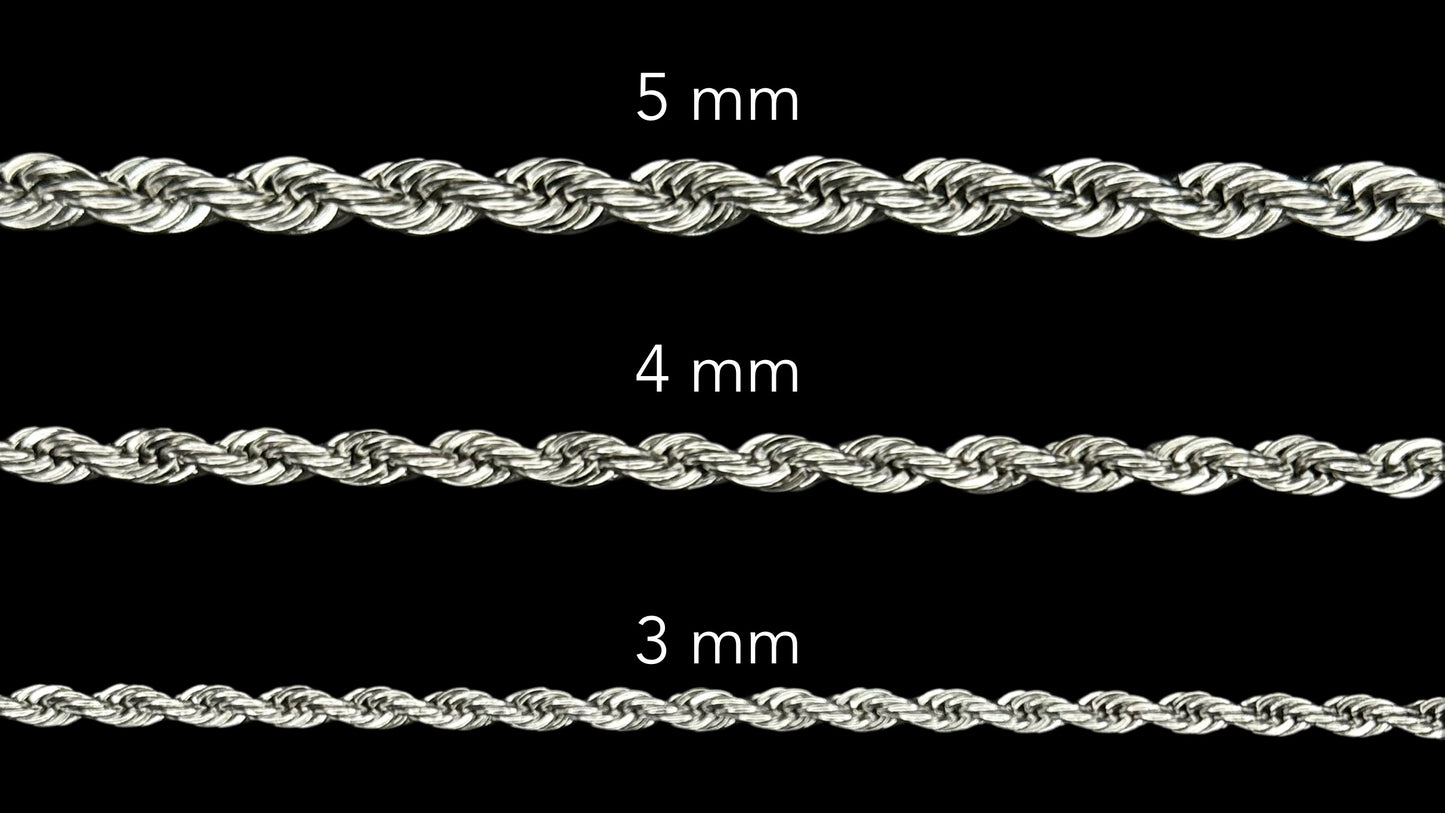 Rope Chain - Stainless Steel