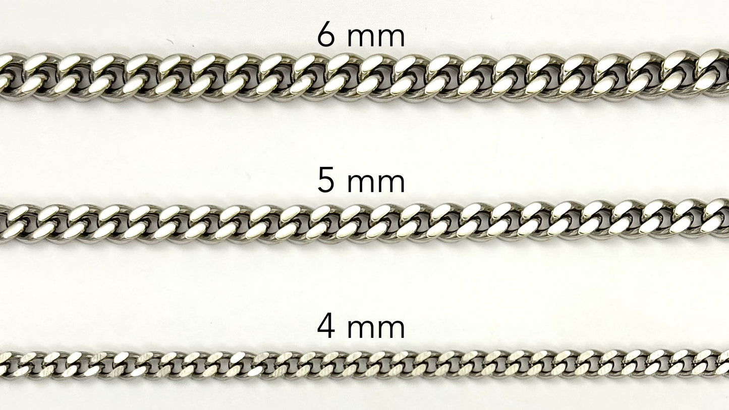 Cuban Link Chain - Stainless Steel