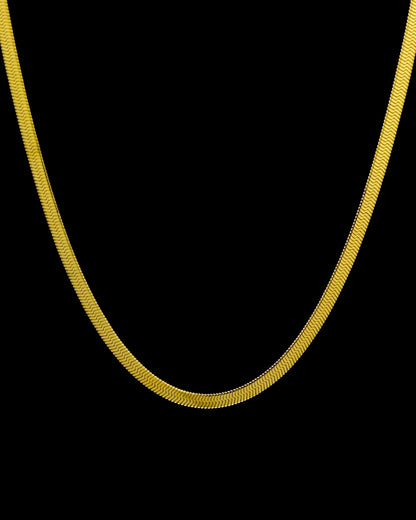 Herringbone Chain - Gold