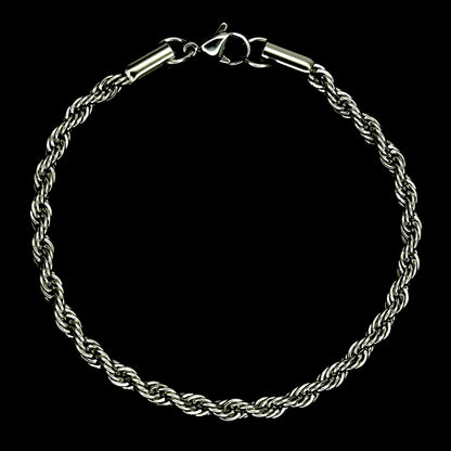 Rope Chain Bracelet - Stainless Steel